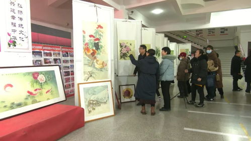 我们的节日 春节丨孟村举办迎新春工笔画作品展 承办展览展示